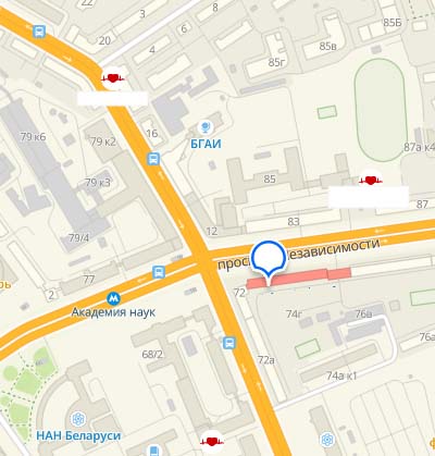 Магазин по пр. Независимости, 74 г. Минск временно не работает с 08.07 по 16.10.24