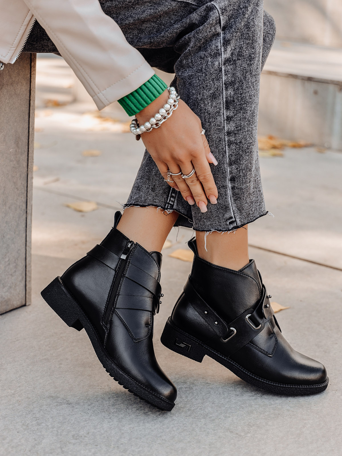 

Ботинки O.LIVE naturalle 074695211, Черный