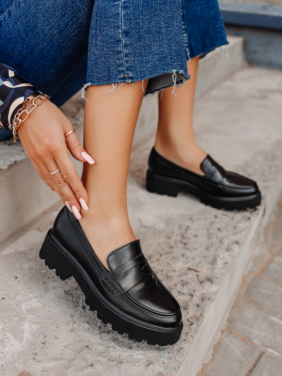 

Лоферы Ideal shoes 14653976, Черный